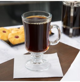 Nadir Nevada TEA/COFFEE Glass Mugs SET 12PC ,4.5oz 