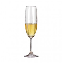 Maison Forine S/4 Lead-Free Bohemian Crystal champagne Glasses 210 Ml