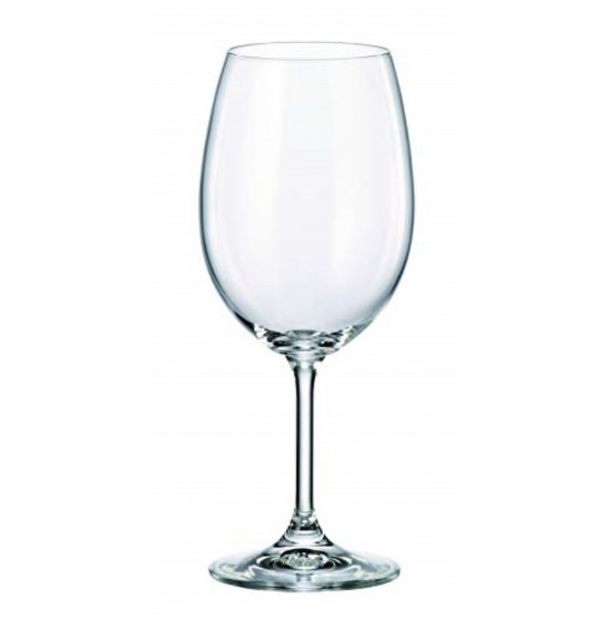 Set of 4  Bohemian lead free Crystal Wine Glasses, 430 ml 