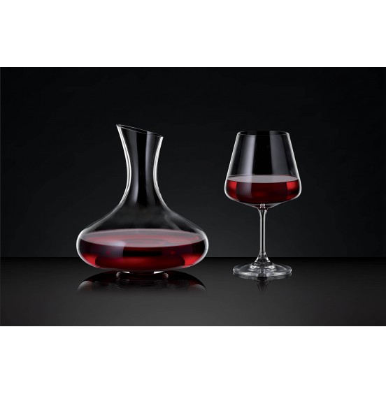 Maison Forine, 1000ML Bohemian Crystal Wine Decanter lead-free. 