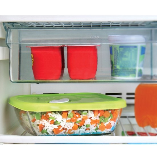 SEMPRE Square Bake glass Dishes with lid Set of 3-Piece Oven/Microwave Baking .