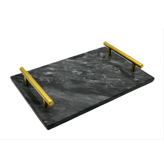 19000-Artika 30 X 20 X 3 Cm Marble Tray