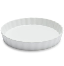 VITREX White Porcelain Set OF 7PCs (1PC 9.75’ Quiche And Pie Dish AND 6PCs 4.75’ OF Creme Brulee Dishes). VITREX White Porcelain Set OF 7PCs (1PC 9.75’ Quiche And Pie Dish AND 6PCs 4.75’ OF Creme Brulee Dishes).