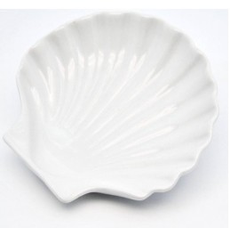 ARTIKA Coquille St-Jacques/ 4pcs Porcelain Shell Shape plates  7.75-Inch
