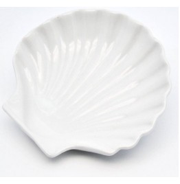 ARTIKA Coquille St-Jacques/ 4pcs Porcelain Shell Shape plates  7.75-Inch