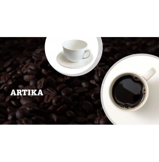 ARTIKA 6 Cups & 6 Saucers Set  (9 oz /265 ML )