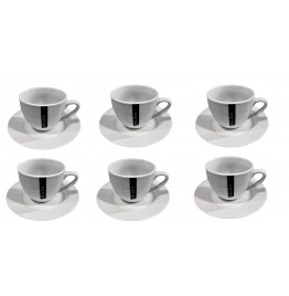 ARTIKA 6 Cups & 6 Saucers Set  (8.75 oz /260ML )