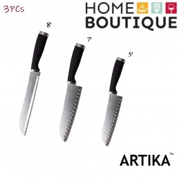  3PC Knife Set By Artika 