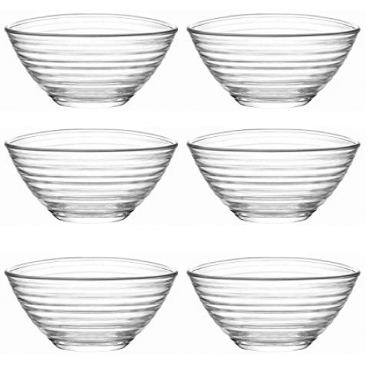 LAV  Set of 7 Glass Serving Bowls 