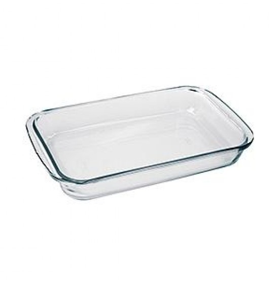 Marinex rectangle Dish Glass Oven/Microwave Baking  Set of 2 PC ( 2.2-LT/1.6LT)