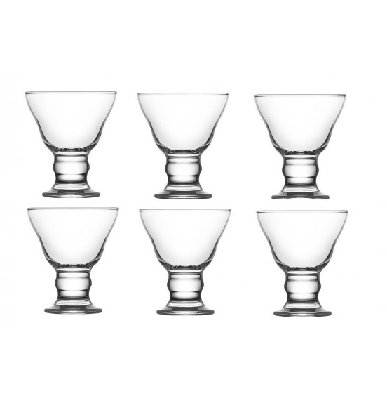 LAV Set Of 4 Glass Dessert Bowls, 225ML 