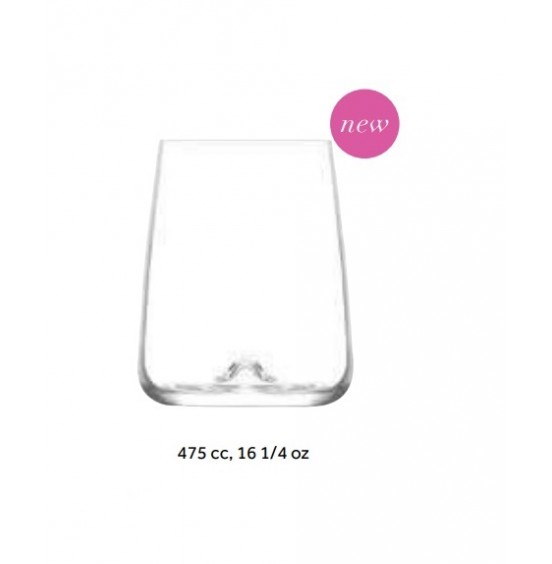 LAV Set OF 6 Stemless Glasses 16.25 Oz