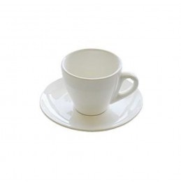 VITREX Espresso Coffee Cup & Saucer 2.35oz 6+6 set. 