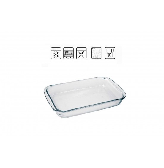 Marinex 2.9L Glass Rect. Baking Dish  Oven / Microwave  ( 2.9-L/98 Oz)