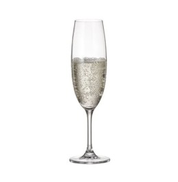 Leona Set of 8 champagne glasses, Crystalline 210 Ml/ 1218