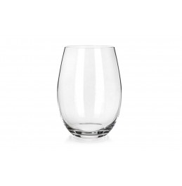 Set of 4  Bohemian stemless lead free  Crystal Wine Glasses, 590 ml 