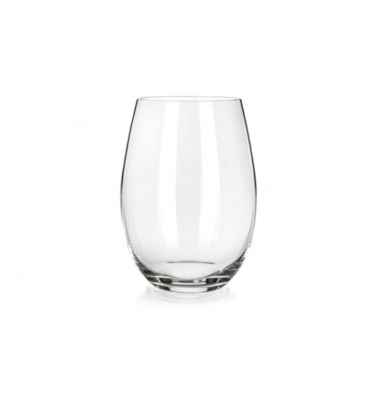 Set of 4  Bohemian stemless lead free  Crystal Wine Glasses, 590 ml 