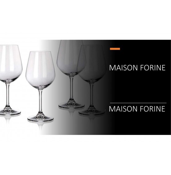 Set of 4  Bohemian lead free Crystal Wine Glasses, 460 ml 