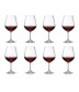 Marta Set of 8 Bohemian lead free Crystal Wine Glasses, 720 ml 