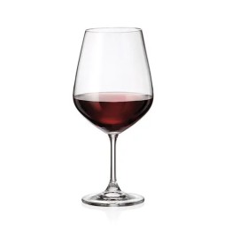 Marta Set of 8 Bohemian lead free Crystal Wine Glasses, 720 ml 