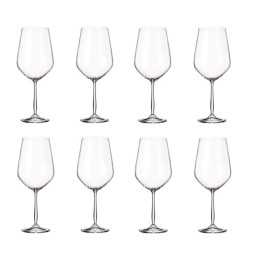 Gourmet wine Glasses Crystal lead free Set of 8 Pcs, 800 ML/ 1228
