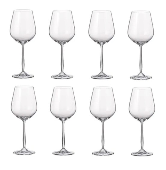 Gourmet wine Glasses Crystal lead free Set of 8PC (715-ML) 