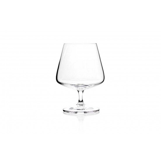 Set of 4  Bohemian lead free Crystal Brandy Glasses, 560 ml 