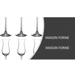 Set of 6 Bohemian lead free Grappa Glasses, 80 ml 