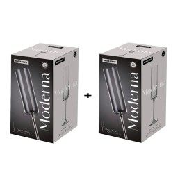 Moderna Champagne Glasses Crystal lead free Set of 8 Pcs, 200 ML/ 1259