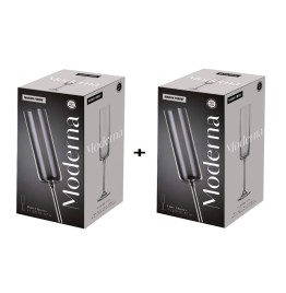 Moderna Champagne Glasses Crystal lead free Set of 8 Pcs, 200 ML/ 1259