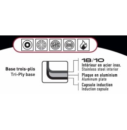 STONEX PRO Stock Pot-20 Cm- 6.3 L