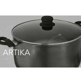 40011-Artika 24 Cm Casserole with Glass lid