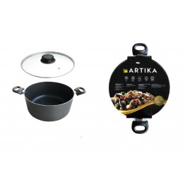 40014- Artika 30 Cm Casserole with Glass lid