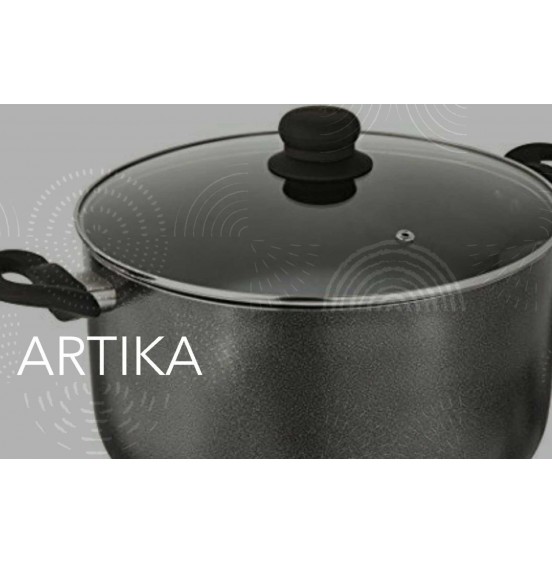 40014- Artika 30 Cm Casserole with Glass lid