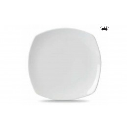 Crown Set of 4 Square Dinner Plates, 11.5''