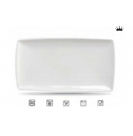 Crown Set Of 4 Rectangular Serving Platters 9.5'' x 5.25''