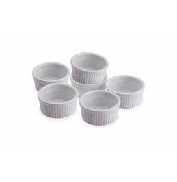 Vitrex Set Of 6 Porcelain Ramekins , 5 Oz